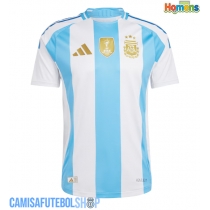 Camisa de time de futebol Argentina Replicas 1º Equipamento Copa America 2024 Manga Curta